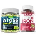 Vegan Omega 3 Gummies 1000mg+Iron 보충교재 12.5mg