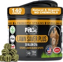 Pet Chef Lawn Saver, 소프트 체우, 비건 베이컨! Canine 소변 야드 화상 스토퍼. 개 PH 소변 Neutralizer. 야드를 구축, 식물 손상을 보호하고 도움 다시 마당을 성장. 마당 오줌 손상 방지