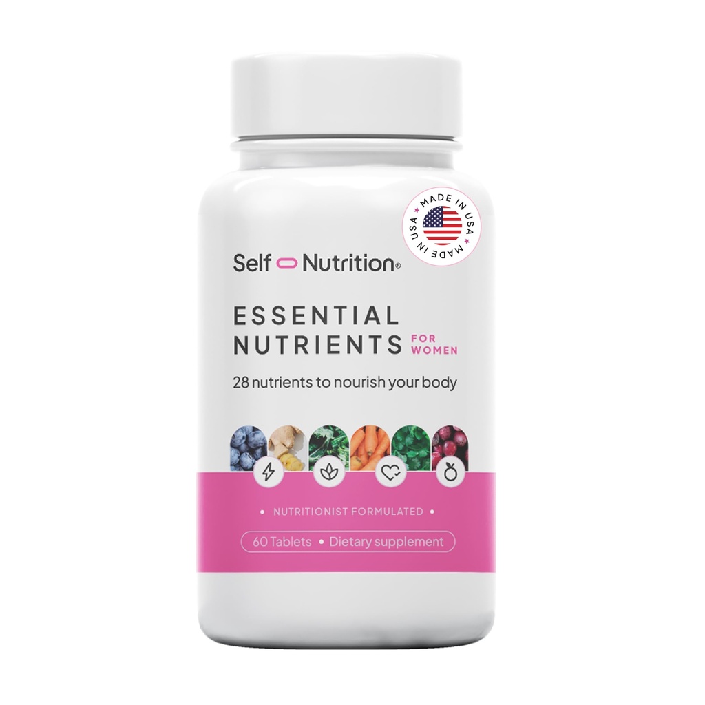 Vegan Multivitamins for Women - 한 번 매일 - 28 Nutrients - Boost Energy, Sleep, Hair, Skin, Nails & Reduce Cravings - Keto, Vegan, 글루텐 무료, 미국, 2 개월 공급