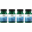 Swanson Lutein & Zeaxanthin Synergistic 눈 건강 시각 Retina Macula 보충교재 (Lutein 20 mg & OmniXan Zeaxanthin 2 mg) 60 Softgels Sgels (4 팩)