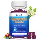 Bromelain Gummies, Immune 체계 & Allergy, Chewable & Vegan Gummies, 60 Cts를 위한 비타민 C 아연 & Elderberry를 가진 Quercetin