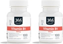 전체 식품 시장의 365, 비타민 B1 100Mg, 100 정제 (팩 2)