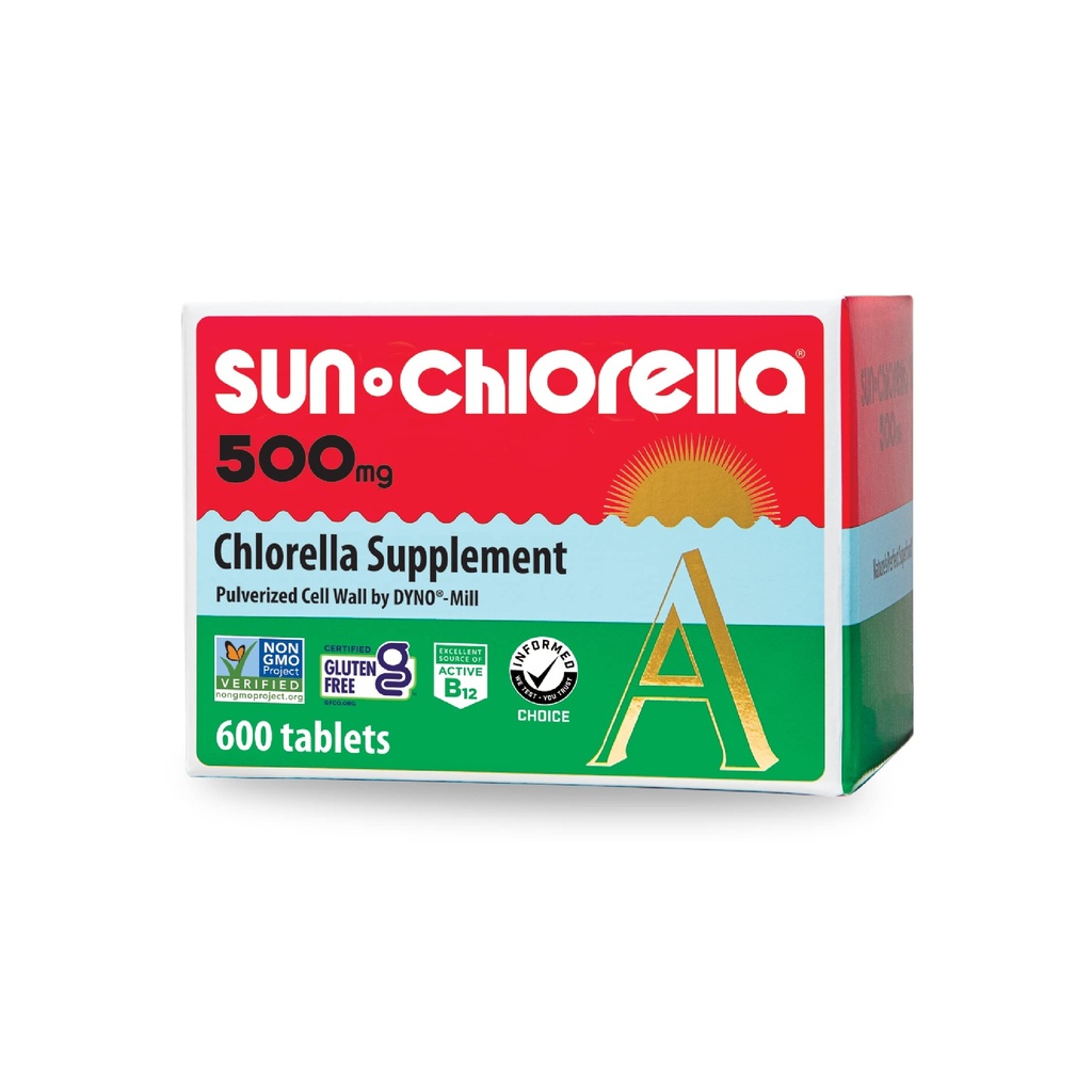Sun Chlorella A 정제 - 500 mg - 600 정제