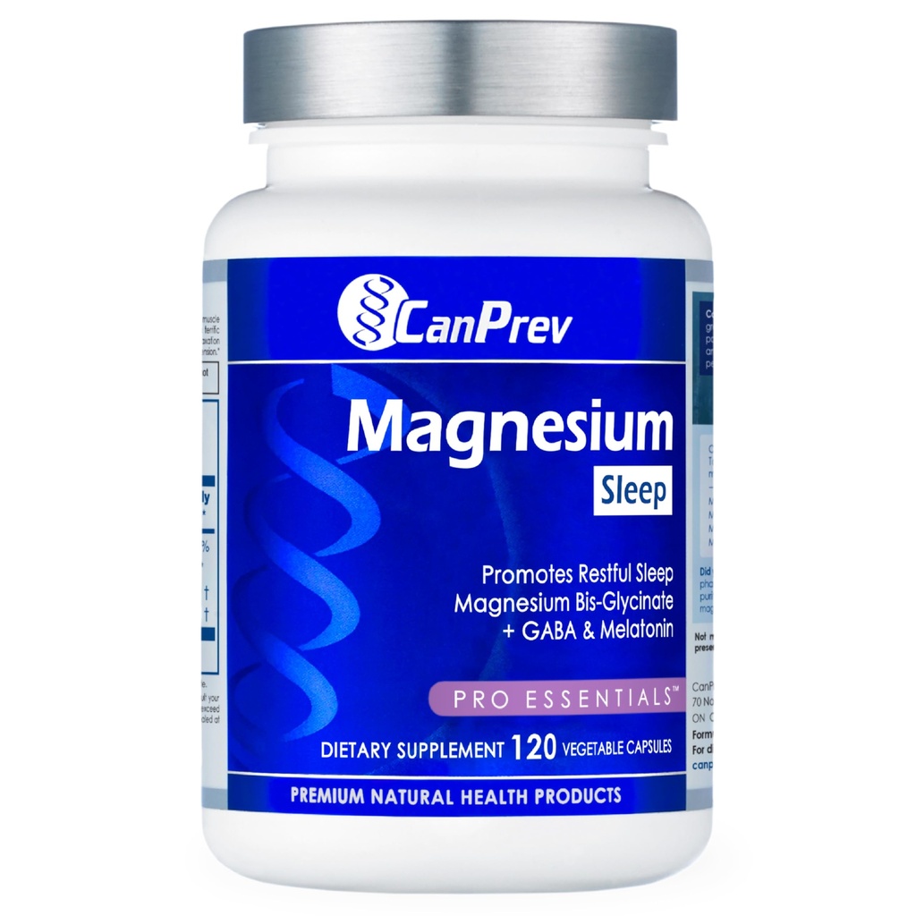 CanPrev 마그네슘 Bisglycinate Chelated + GABA & Melatonin, 120 Veg 모자, 120 일 공급, 지원 Restful 밤, 근육 기능, 승진시키는 Relaxation & 균형을 잡은 Sleep-Wake 주기, Vegan, 아니 GMO & 글루텐
