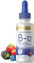 Carlyle Vitamin B12 하위 언어 액체 드롭 | 10,000mcg | 2 fl oz | 채식주의, 비 GMO, 글루텐 무료