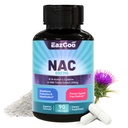 NAC 보충교재, N 아세틸 Cysteine 캡슐 800mg의 우유 이틀 200mg, 산화 방지제 지원, Vegan, GMOs 자유로운, NAC 90 조사를 가진 N 아세틸 보충교재