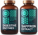 WILD FUEL 소화 효소 및 Saffron 추출물 캡슐 규정식 뭉치