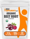BulkSupplements.com 유기 사탕수수수 뿌리 분말 - Superfood 보충교재, 사탕수수수수 뿌리 보충교재 - Vegan & 글루텐, 봉사 당 3.5g, 100g (3.5 oz) (팩 1)