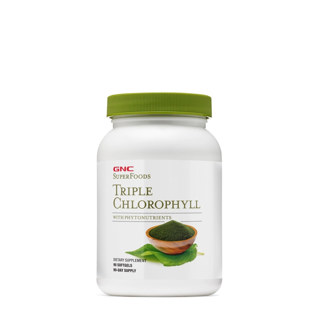 GNC 슈퍼 푸드 트리플 초록소, 90 Softgels