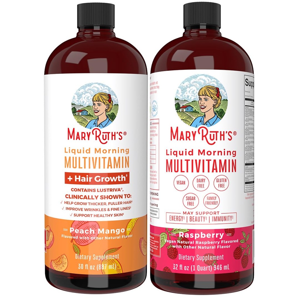 MaryRuth 유기 아침 Multivitamin 머리 성장 뭉치
