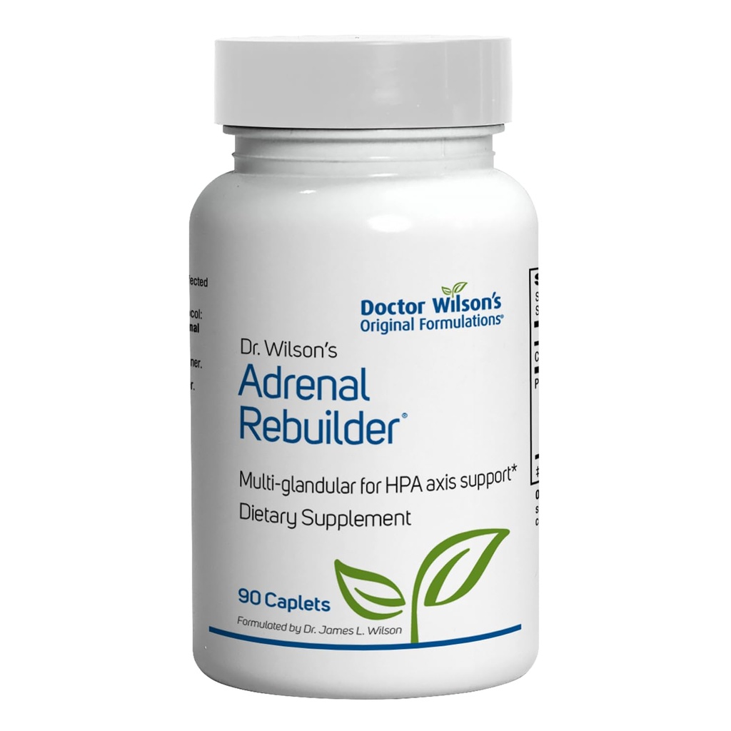 박사. 윌슨의 Adrenal Rebuilder Adrenal와 HPA 축선 지원을 위한 Adrenal 외피를 포함하여 90의 모자를 씌우는 multiglandular