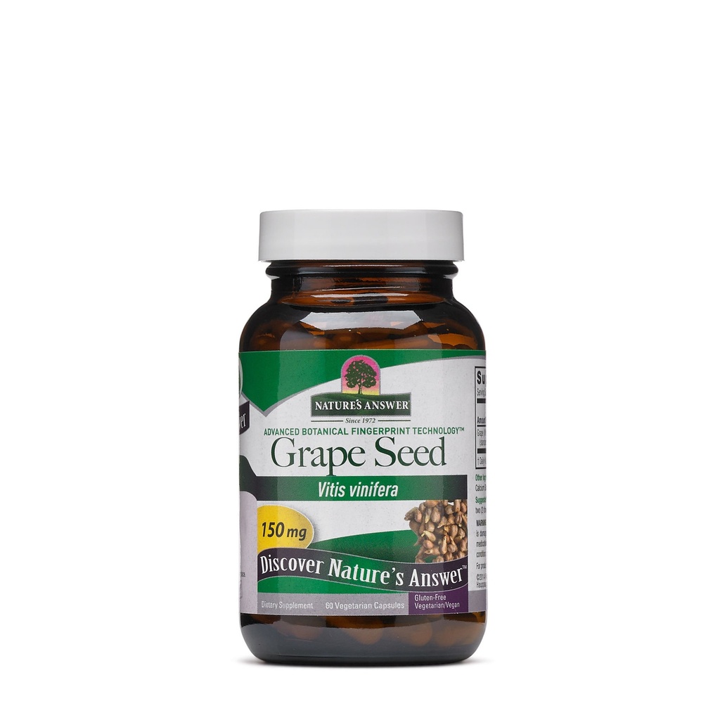 자연의 답변 포도 씨앗 채식 캡슐, 60-Count