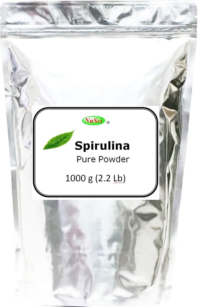 유기적으로 성장한 Spirulina 분말 1000g (1.0Kg, 2.2 lb) 대량 순수한 신선한 GMO 자유로운 비 Irradiated