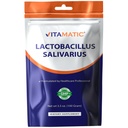 Vitamatic Lactobacillus Salivarius Probiotic Powder - 소화 지원 - 100 그램 (3.5 OZ) - 100 서빙