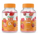 Lifeable Vitamin D Kids + 아연 키즈, Gummies 번들 - 훌륭한 타스팅, 비타민 보충, 글루텐 무료, GMO 무료, Chewable Gummy