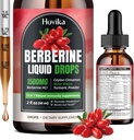 Berberine HCL 액체 낙하 - 1500 mg 높게 흡수성 Berberine 액체 낙하물 - 면역 체계와 심장 건강 지원, 딸기 풍미 2 FL Oz를 위한 Berberine Veggie 보충교재