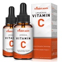 성인을 위한 Liposomal 비타민 C 2000mg 액체, 높은 흡수 VIT C의 극화 비타민 C, 면역 체계 & 산화 방지제 지원, 60ML (2 병)