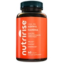 Black Pepper, 1300mg, Natural Stress & Mood, Thyroid & Immune Support Supplement, Clarity, Focus & Energy, Gluten Free, 60 카운트를 가진 NutriRise 유기 Ashwagandha 뿌리 캡슐