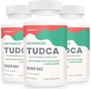 TUDCA Liver는 1000mg를 보충합니다 - 180 Vegan 캡슐, Fulvic와 Humic 산을 가진 Milk 이틀 초본 혼합, 소화성 건강