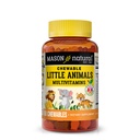MASON NATURAL Chewable Little Animals Multivitamins for Kids - 비타민 A, C, D, B1, B2, B3, B6, B12 및 Folate를 가진 아이들의 매일 Multivitamin - 60 동물 모양 Chewable 정제