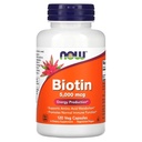 지금 음식 Biotin 5 MG 채식 캡슐, 120 조사