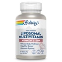 여성 50 플러스를위한 SOLARAY Liposomal Multivitamin, 철, 비타민 D, 비타민 C, B12, Biotin & More, 면역 지원 및 뼈 건강, Vegan, 30 서빙, 60 VegCaps와 향상된 흡수
