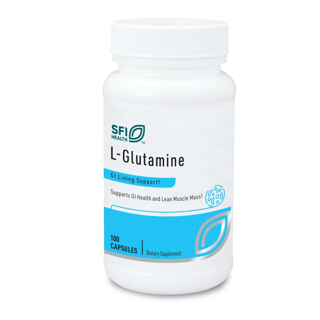 Klaire Labs SFI 건강 L 글루타민 캡슐 - 500 밀리그램 Hypoallergenic 아미노산 보충교재 - 지원 근육 & GI 기능 - 낙농장 자유로운 & 글루텐 자유로운 (100 캡슐)