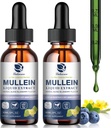 Lungs, Lung Detox & Cleanse, Vegan Mullein 잎 추출물 Chlorophyll Elderberry, etc., 호흡기, 면역, 60의 서빙을 위한 자연적인 초본 보충교재를 가진 Tincture