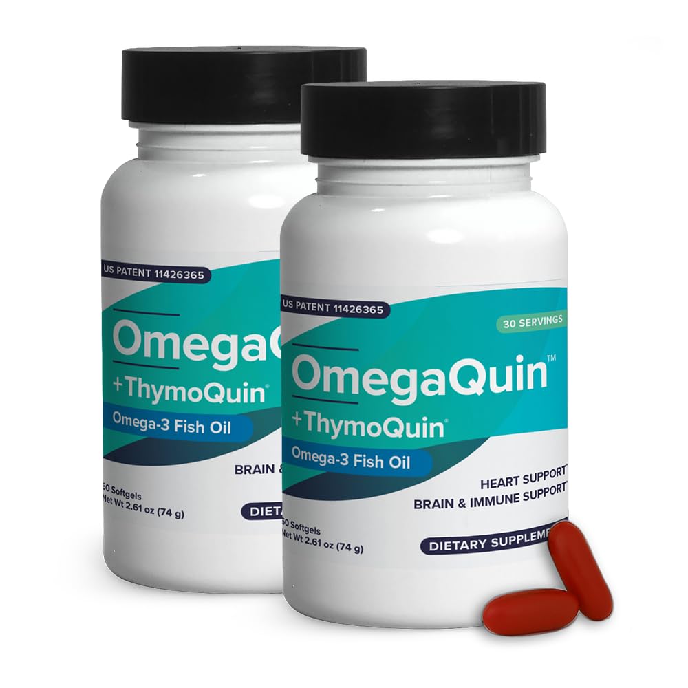 OmegaQuin Black Seed Oil + Vivo Mega Fish Oil | 시너지스틱 오메가-3 & Thymoquinone 보충교재