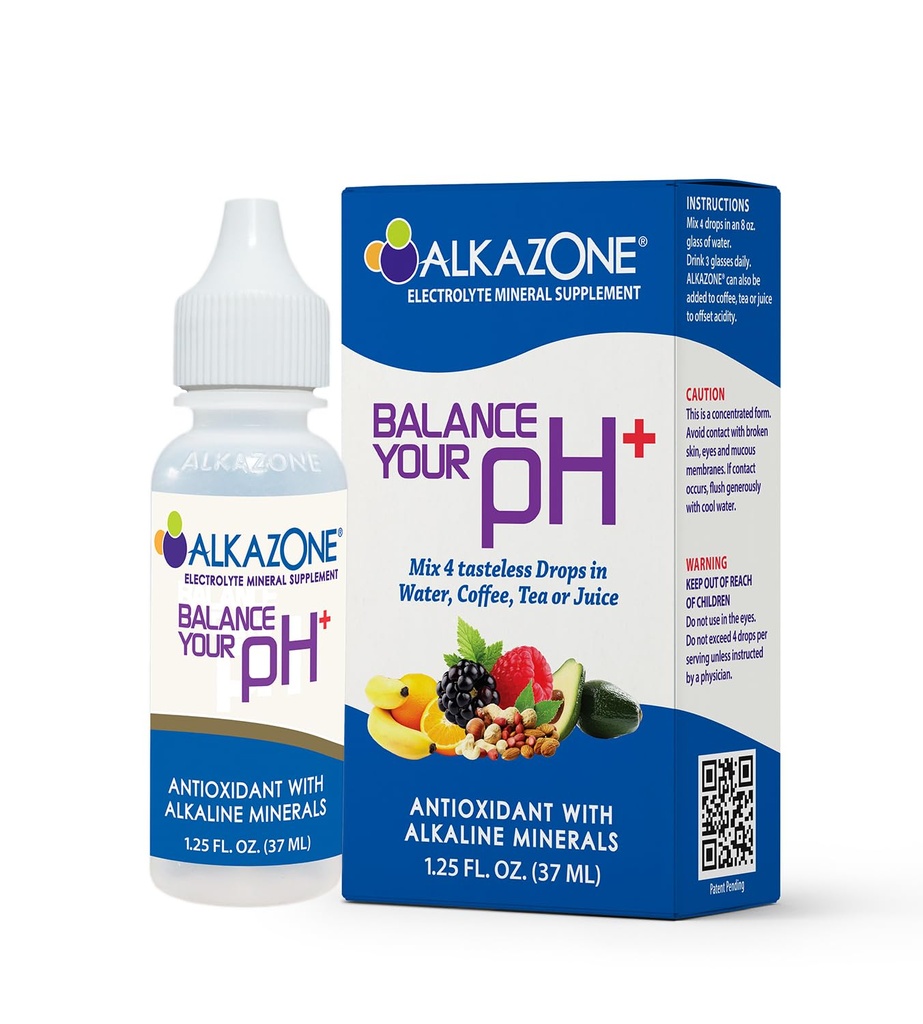 Alkazone 균형 당신의 PH 플러스 산화 방지제 알칼리성 무기물 하락은 각 하락에 당신의 Hydration를 강화합니다!