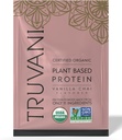 Truvani Vegan Pea Protein Powder | 반릴라 카해 | 20g 유기농 공장 기반 단백질 | 1 서빙 | Keto | 글루텐 & 낙농 무료 | 저탄소 | No Sugar