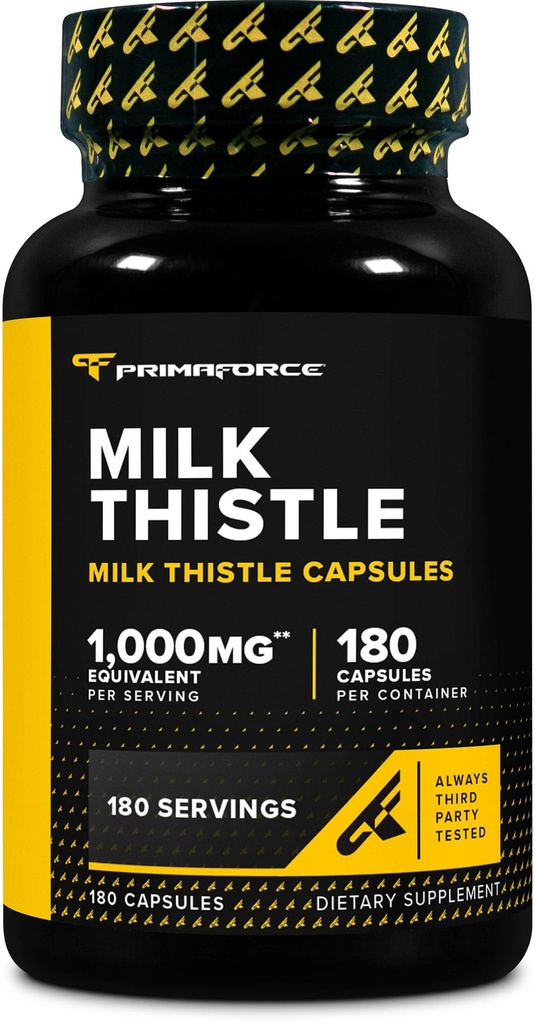 Primaforce 우유 이틀 180 캡슐 1000mg Equivalent - 글루텐은, 4:1 추출물의 250mg에서 비 GMO 규정식 보충교재, 해방합니다
