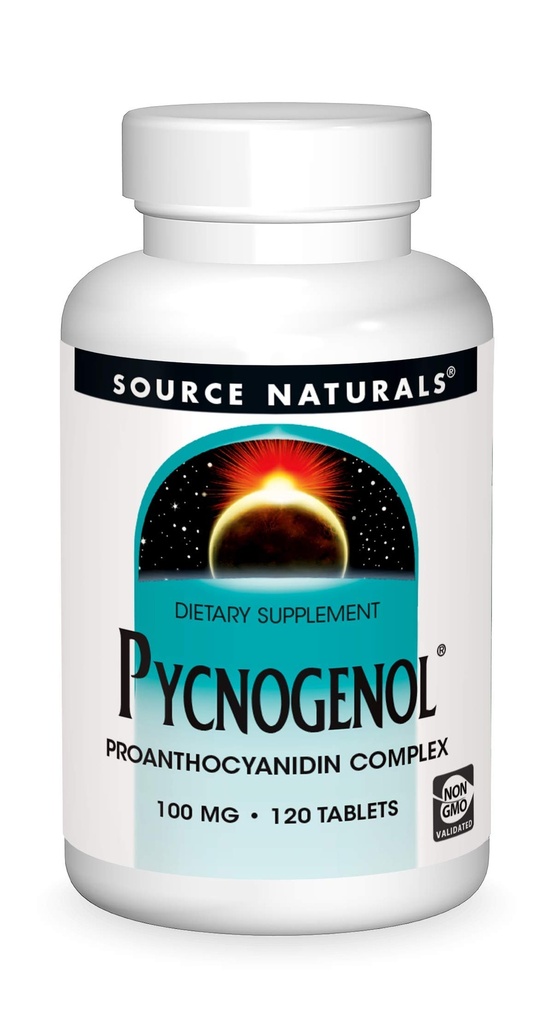 Source Naturals Pycnogenol, Proanthocyanidin Complex, 100 mg - 120 정제
