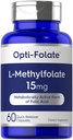 Carlyle L Methylfolate 15mg | 60 캡슐 | Max Potency | 최적화 및 활성화 | Non-GMO, 글루텐 프리 | 메틸 Folate, 5-MTHF | 옵트-폴레이트