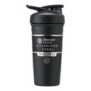 BlenderBottle Strada 셰이커 컵은 철사 Whisk, 24Ounce, 검정을 가진 스테인리스 물병을 격리했습니다