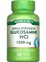 자연의 진실 글루코사민 HCI 1500mg | 60 캡슐 | Mega Strength | Non-GMO & 글루텐 무료 보충