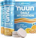 Nuun 매일 마그네슘, 칼슘, 칼륨, 염화물 및 나트륨, 글루텐 무료, 설탕 무료, & 채식주의자, 혼합 감귤류 맛, 4 팩 (40 서빙 총)