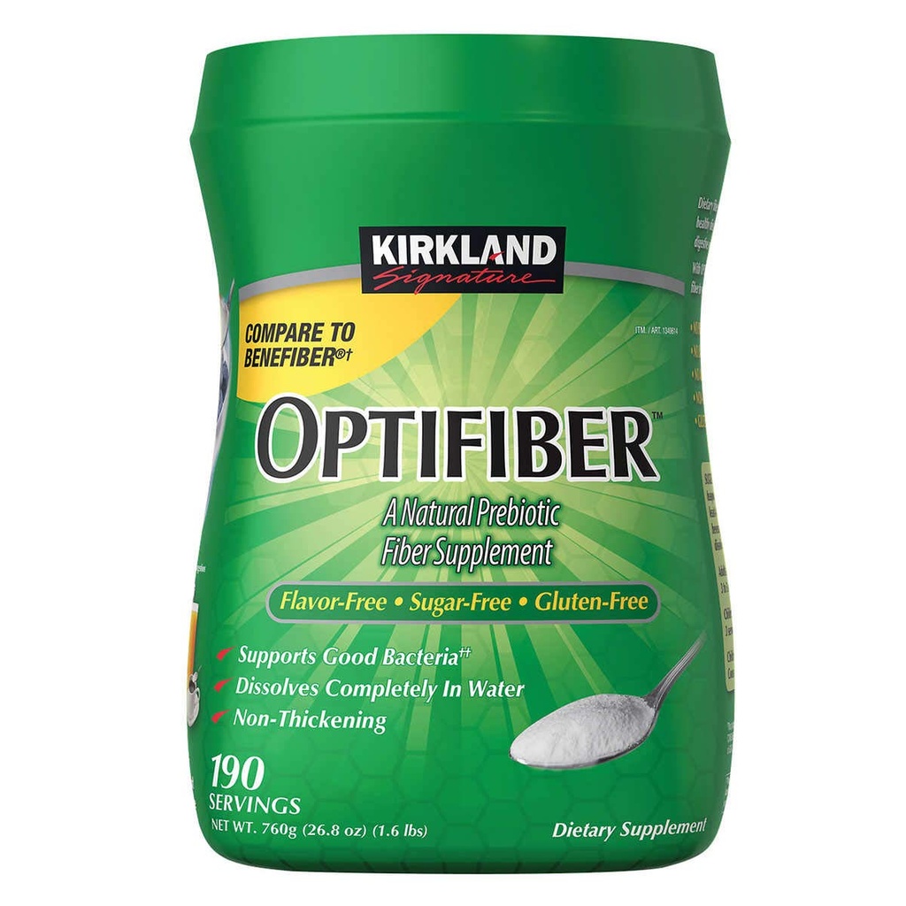 Kirkland Signature OPTIFIBER, 25.6 온스 190 서빙 (2 팩)