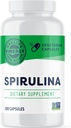 Vimergy Spirulina 캡슐 – 집중된 식물 단백질 지원 면역 건강 & 심장 혈관 기능 – Vegan, Kosher, 글루텐 - 무료 180 캡슐