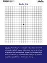 자석 뒤를 가진 Amsler 눈 격자 - 임상 전문가 (1 팩)에 의하여 Macular Degeneration & Glaucoma 환자를 위한 매일 시각 검열 공구