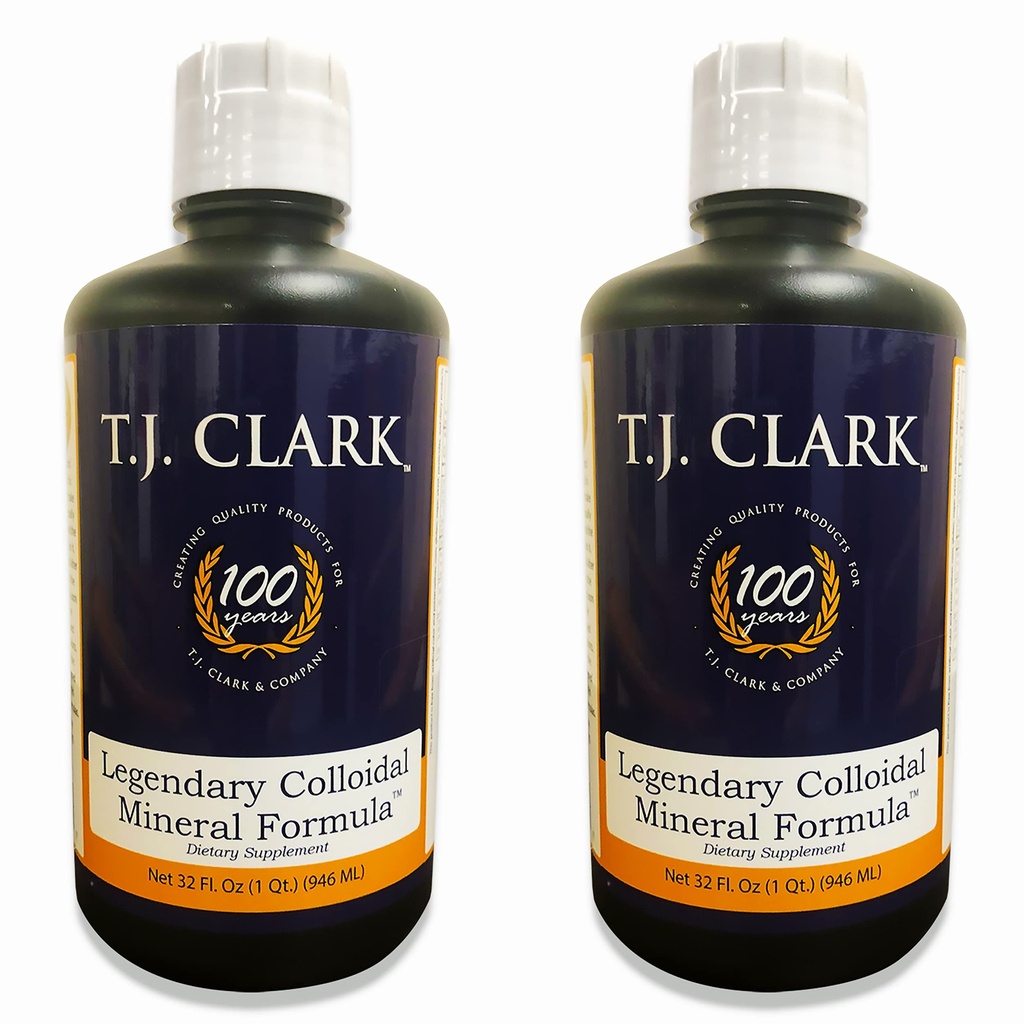 T.J. Clark Legendary Colloidal 무기물 공식 32 fl. oz. (2 팩) T. J. Clark