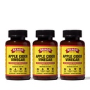 Bragg Apple Cider Vinegar 캡슐 비타민 D 및 아연 - (3 팩) 90 캡슐 - 지원 면역 체계