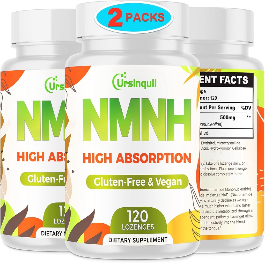 Sublingual NMNH 500mg (Dihydronicotinamide Mononucleotide) (빙 당 240의 서빙, NMNH 500mg) 우리는 나이, 노화 방지, 에너지, 면역성, 초점 - 2 팩을 위해 NAD 수준을 밀어주는 NAD 보충