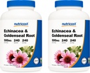 Nutricost Echinacea & Goldenseal 뿌리, 500mg의 240의 캡슐 (2개의 병) - Veggie 모자, 비 GMO, 글루텐 자유로운