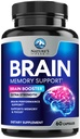뇌 기억 보충교재 알약 - 농도, Clarity & 초점 지원을 위한 3X 힘 Nootropics - Bacopa, Phosphatidylserine & DMAE, 뇌 승압기, 60의 캡슐을 가진 뇌 건강 Cognitive 비타민