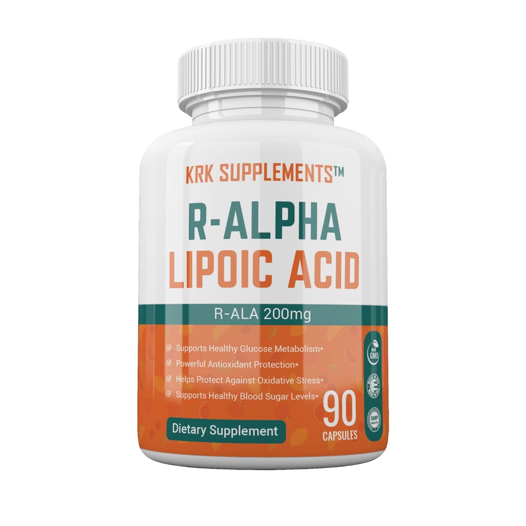1개의 팩 R-ALA R 알파 Lipoic 산성 200mg 90의 캡슐