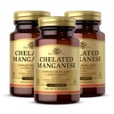 Solgar Chelated 망간 - 100 정제, 2 팩 - Bone, Joint & Nerve Health - Non-GMO, Vegan, Gluten Free, Dairy Free, Kosher - 200 총 서빙 지원