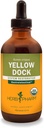 소화 시스템 지원을위한 허브 Pharm Yellow Dock 액체 추출 - 4 Ounce