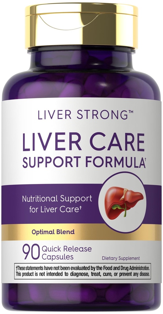Carlyle Liver Support Supplement for Men and Women | 90 캡슐 | 우유 이틀, NAC, Dandelion Root Extract와 복합 혼합 | 비 GMO 및 글루텐 무료