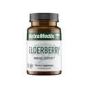 NutraMedix Elderberry 항 산화제 보충교재 캡슐 - 건강한 염증 응답, 매일 면역 지원 및 Bowel 건강 (60 캡슐)를 승진시키는 Elderberry 추출물